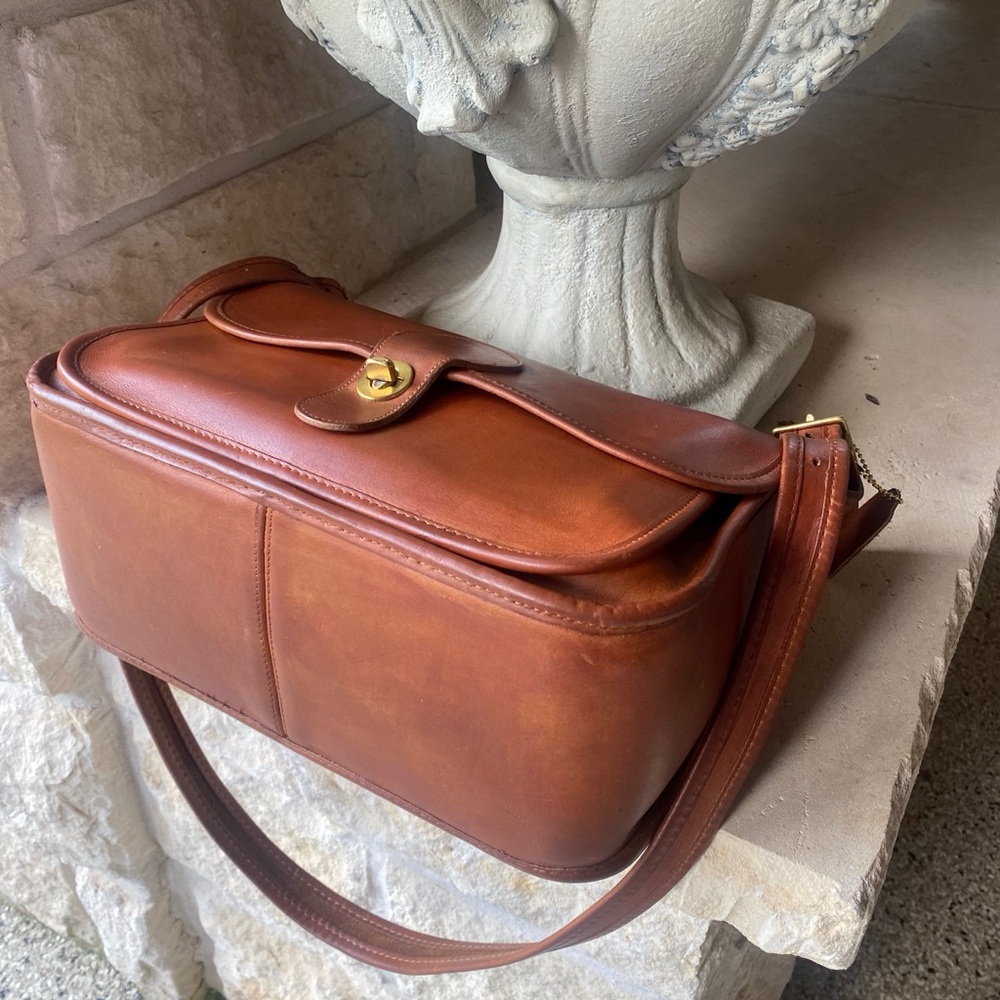 Vintage Coach Original Grand Rambler British Tan 👜FABULOUS!👜 BEST PRICE! - Picture 10 of 15